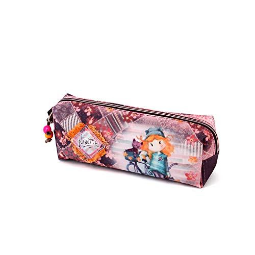 Forever Ninette Forever Ninette Bicycle-Trousse Carré HS Estuches 22 Centimeters Multicolor (Multicolour)