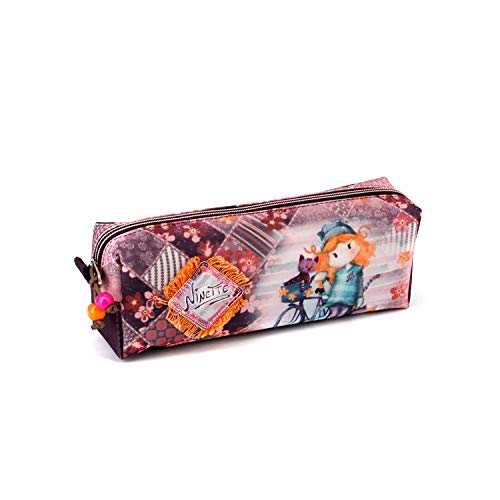 Forever Ninette Forever Ninette Bicycle-Trousse Carré HS Estuches 22 Centimeters Multicolor (Multicolour)