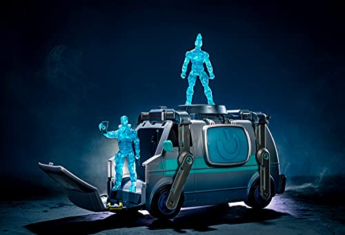 Fortnite- Característica Deluxe Reboot Van, vehículo electrónico con Dos Figuras articuladas de 10 cm (Etapa 1) y reiniciar el recluto Jonesy y Accesorios, Multicolor (Jazwares FNT0897)