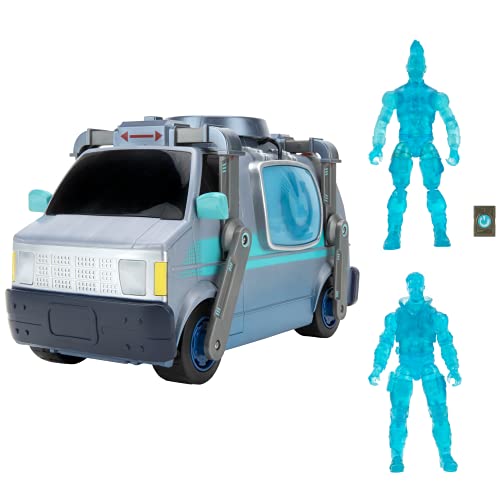 Fortnite- Característica Deluxe Reboot Van, vehículo electrónico con Dos Figuras articuladas de 10 cm (Etapa 1) y reiniciar el recluto Jonesy y Accesorios, Multicolor (Jazwares FNT0897)