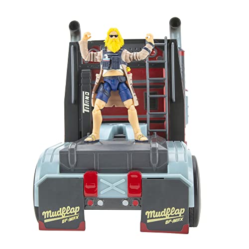 FORTNITE Mudflap FNT0733 - Coche teledirigido con Figura de acción móvil y Accesorios, Juguete a Partir de 8 años