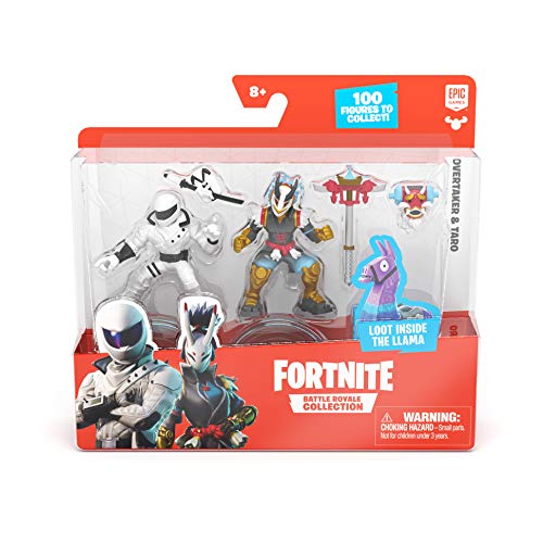 Fortnite Paquete dúo - 2 Figuras de la colección Battle Royale - Overtaker y Taro