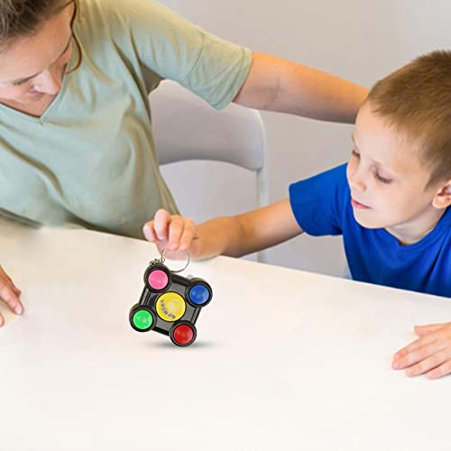 fosilily Consola De Juegos Simon, Juego De Memoria Electrónica para Niños, Juego Portátil con Luz Y Sonido, Juegos De Memoria Electrónica De 8 Años En Adelante