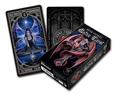 Fournier - Baraja de Tarot Anne Stokes, color negro