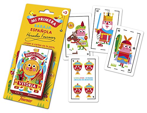 Fournier-Mi Primera Baraja Española Cartas Infantil, Multicolor (1030939)