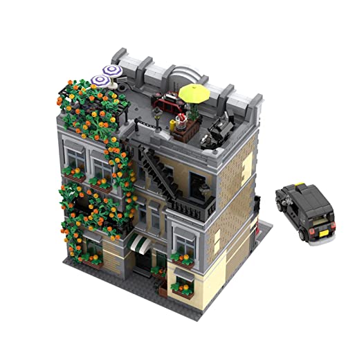 FREENN Edificio de Arquitectura Modular, 5892 Piezas MOC-30010 de Simon Lion Pub Model Street View House Bloques de construcción, Moc DIY Toy Compatible con Lego 10260 10270