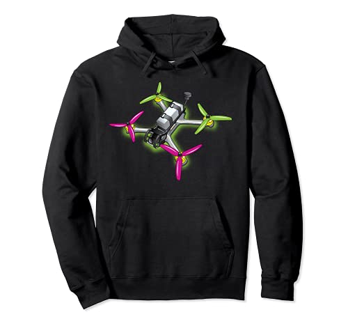 Freestyle FPV Racing Drone Pilot Acro Quadcopter Sandía Sudadera con Capucha