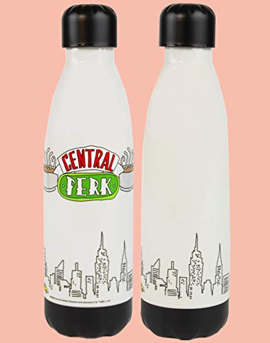 Friends Central Perk Logo Tornillo en la tapa 600ml Botella de agua Tritan