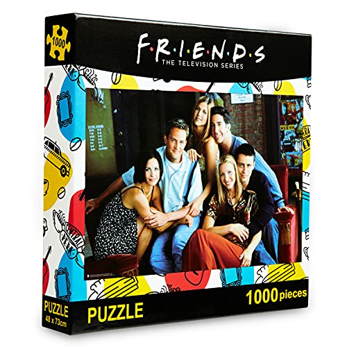 Friends Puzzle 1000 Piezas y Pack de 4 Jigsaw Puzzle 250 Piezas, Friends Regalos (1000 Piezas)