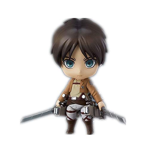 From HandMade Figura Figura de acción de Ataque En Titán Figura Eren Jaeger Figura Animado Chibi