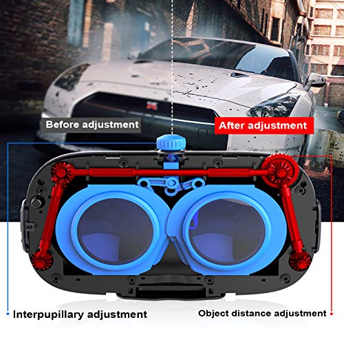 FuLov VR Glasses Headset para Smartphone Pantalla De 3D Realidad Virtual Casco Game Home Theater Inmersivo para Android/iOS