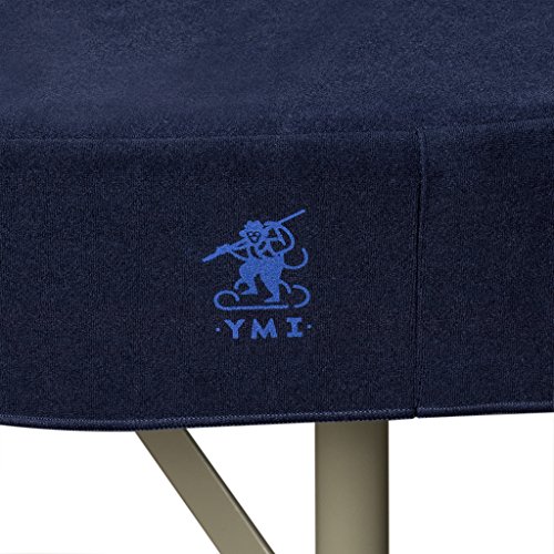 Funda Para Mesa Redonda Profesional Azul de Yellow Mountain Imports Para Juegos de Cartas, Mahjong, Juegos de Mesa, Juegos de Dados, y Demás - 152 Centimetros