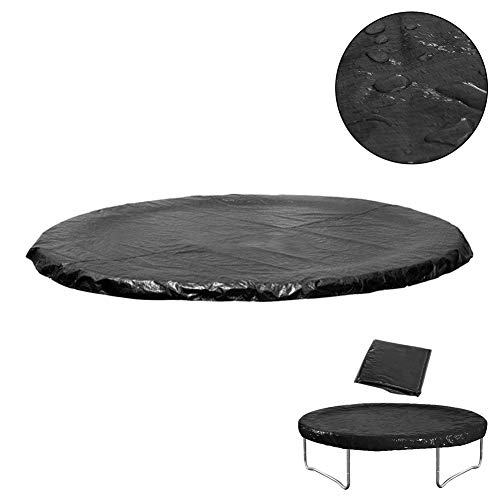 Funda Protectora para Cama Elástica- Cubierta de Protección Impermeable para Trampolín Redondo para una Protección del 100% contra los Rayos UV, el Viento y la Lluvia, Ajuste Universal,6ft1.83m