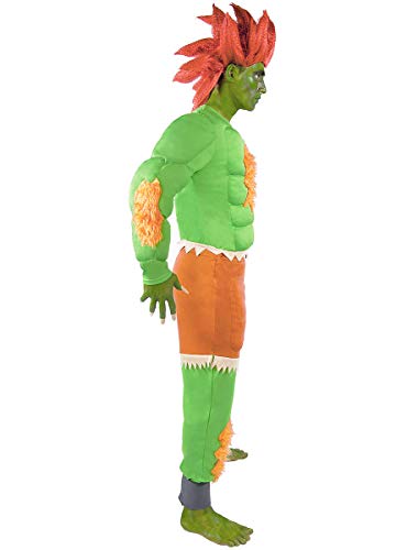 Funidelia | Disfraz de Blanka - Street Fighter Oficial para Hombre Talla M ▶ Videojuegos, Años 80, Arcade - Verde