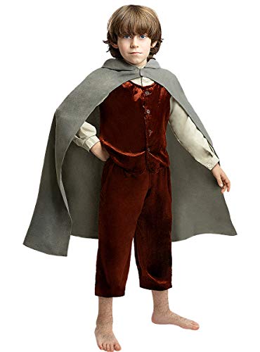 Funidelia | Disfraz de Frodo - El Señor de los Anillos Oficial para niño Talla 5-6 años ▶ El Hobbit, Películas & Series, El Señor de los Anillos, Lord of The Rings (LOTR) - Color: Gris / Plateado