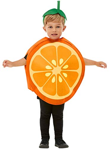 Funidelia | Disfraz de Naranja para niño y niña Talla 3-6 años ▶ Fruta, Comida - Color: Naranja - Divertidos Disfraces y complementos para Carnaval y Halloween