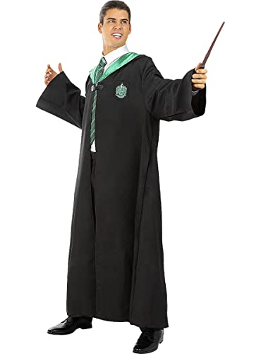 Funidelia | Disfraz Slytherin Harry Potter Oficial para Hombre y Mujer Talla M ▶ Hogwarts, Magos, Películas & Series - Color: Negro - Licencia: 100% Oficial