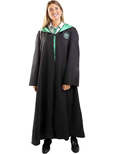 Funidelia | Disfraz Slytherin Harry Potter Oficial para Hombre y Mujer Talla M ▶ Hogwarts, Magos, Películas & Series - Color: Negro - Licencia: 100% Oficial