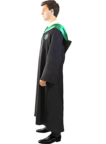 Funidelia | Disfraz Slytherin Harry Potter Oficial para Hombre y Mujer Talla M ▶ Hogwarts, Magos, Películas & Series - Color: Negro - Licencia: 100% Oficial