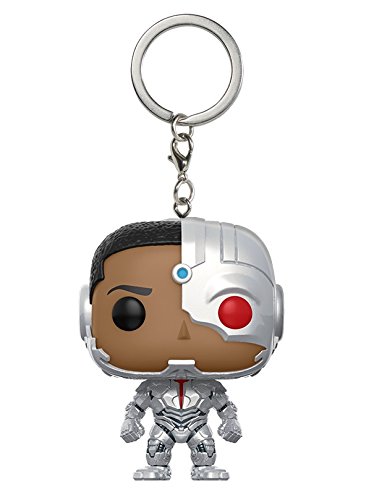 Funko 13793 DC 13793 "Justice League Cyborg" Pocket Pop Keychain Figure