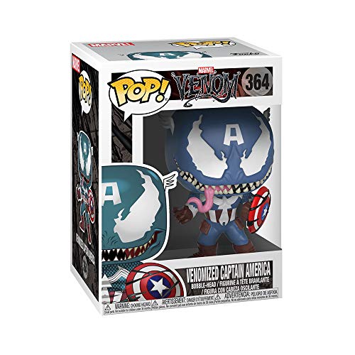 Funko 32686 POP Bobble: Marvel: Marvel Venom: Venom/Captain America