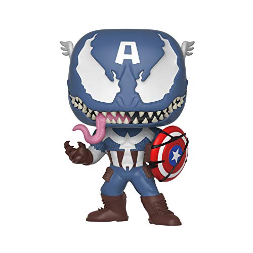 Funko 32686 POP Bobble: Marvel: Marvel Venom: Venom/Captain America