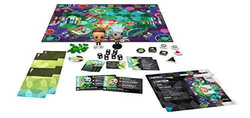 Funko 43485 Rick and Morty 100 Funkoverse - Juego de mesa (2 personajes, varios colores) - Versión Alemana