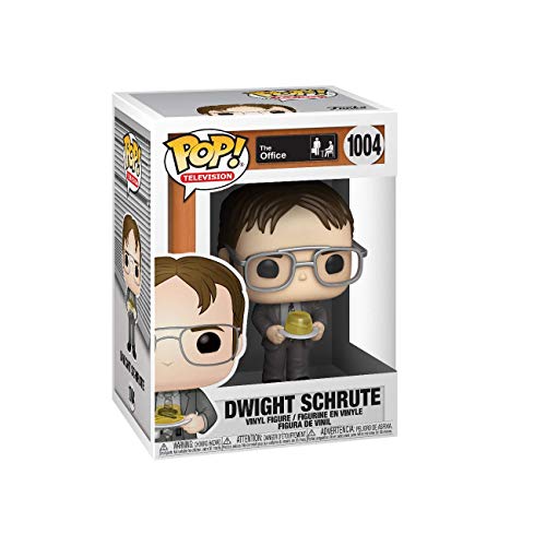 Funko 48498 Pop TV: The Office S2-Dwight con Grapadora Jello Juguete Coleccionable, Multicolor