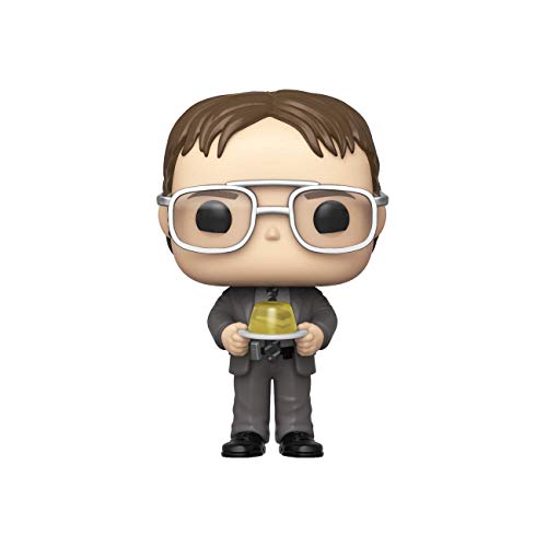 Funko 48498 Pop TV: The Office S2-Dwight con Grapadora Jello Juguete Coleccionable, Multicolor