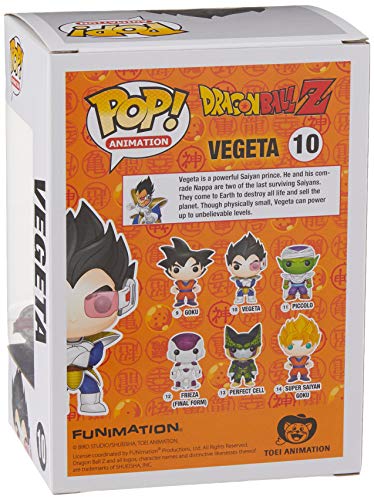 Funko 599386031 - Figura Dragon Ball z - Vegeta metalico