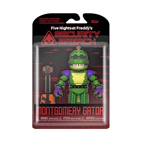 Funko- Action Figure: Five Nights at Freddys-PizzaPlex-Montgomery Gator Coleccionable, Multicolor (47492)