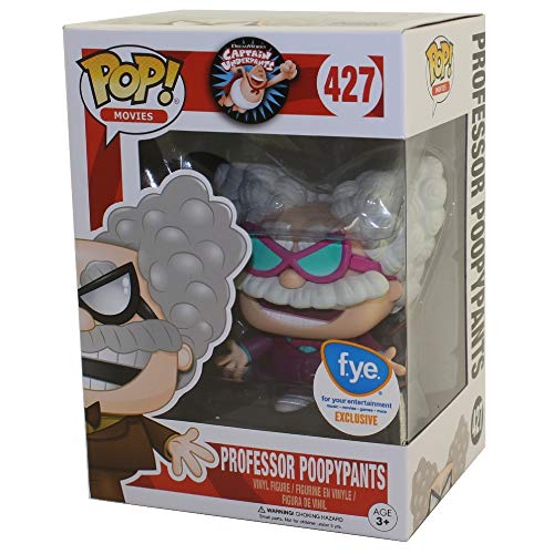 Funko – Captain Underpants Figura Professor poopypants Purple, 14354