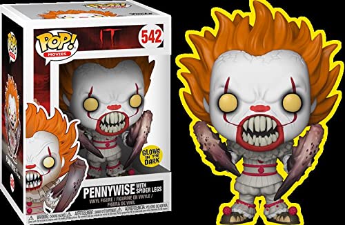 Funko Figurina 542 It Pop Vinyl Pennywise W/Spider Legs, GITD, 9 cm, Multicolor, FU12ZZ38774