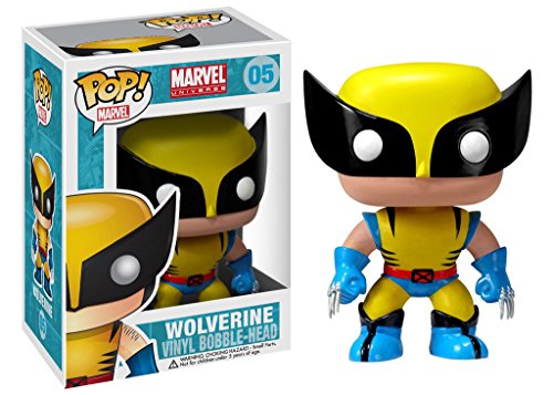 Funko FUN2277 Marvel Universe POP Heroes X-Men Wolverine 4-Inch Vinyl Bobble-Head Figure