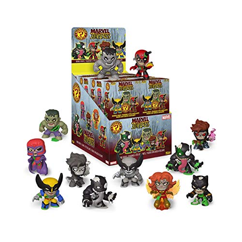 Funko- Mystery Minis: Marvel Zombies 12PC PDQ Figura Coleccionable, Multicolor, One Size (49114)