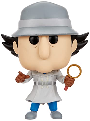 Funko- Pop Animation Inspector Gadget w/Chase (Styles May Vary) Figura Coleccionable, Multicolor (49268)