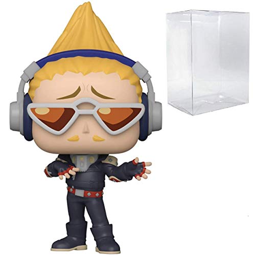 Funko Pop! Anime: My Hero Academia - Figura de vinilo con micrófono (con funda protectora de caja de pop)