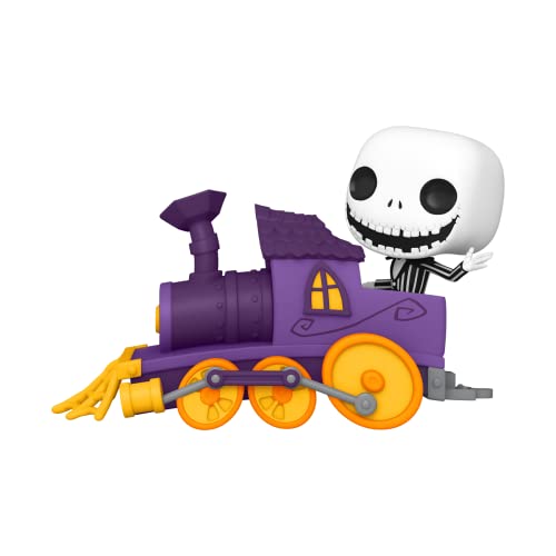 Funko- Pop Disney: Nightmare Before Christmas Jack in Train Engine Figura Coleccionable, Multicolor, Extra Large (50630)