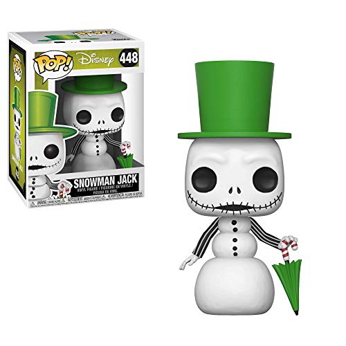 Funko - Pop! Disney: Nightmare Before Christmas - Snowman Jack Skellington Figura Coleccionable, Multicolor (32836)