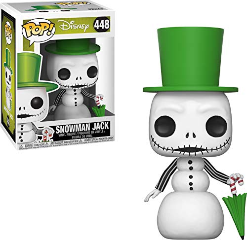 Funko - Pop! Disney: Nightmare Before Christmas - Snowman Jack Skellington Figura Coleccionable, Multicolor (32836)