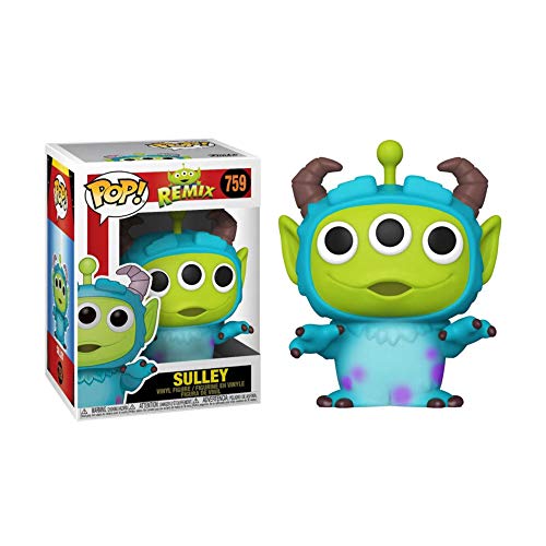 Funko- Pop Disney: Pixar-Alien as Sulley All Other Figura Coleccionable, Multicolor (48362)