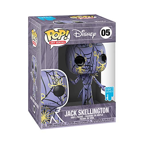 Funko- Pop Disney: The Nightmare Before Christmas-Jack (Artist's Series) w/Case Figura Coleccionable, Multicolor (49300)