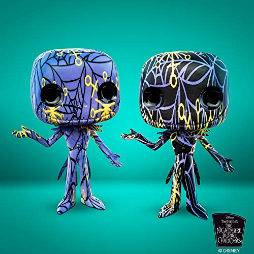 Funko- Pop Disney: The Nightmare Before Christmas-Jack (Artist's Series) w/Case Figura Coleccionable, Multicolor (49300)