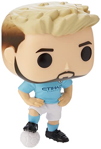 Funko - Pop! Football: Manchester City - Sergio Agüero Figura De Vinil, Multicolor (42789)