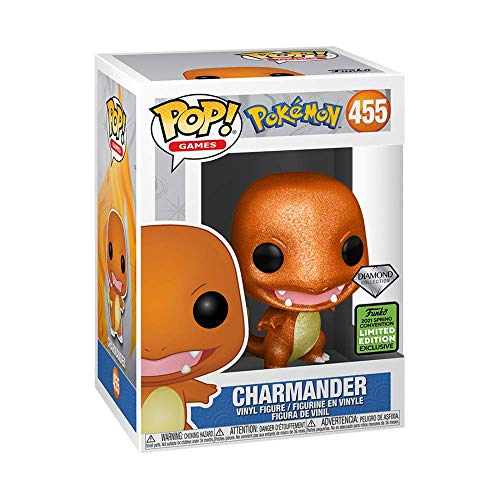 Funko POP! Games: Pokemon Charmander 455 Diamond Collection ( ECCC 2021 Shared Exclusive)