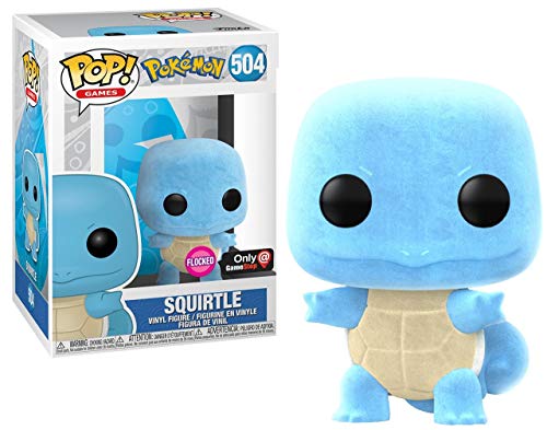 Funko POP! Games: Pokemon - Squirtle [Flocked] #504 Exclusive