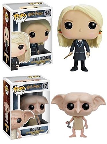 Funko POP! Harry Potter: Luna Lovegood & Dobby - Stylized Vinyl Figure Set NEW