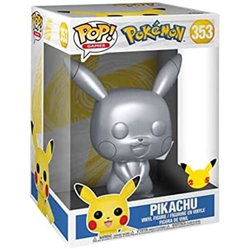 Funko - Pop Jumbo: Pokemon S5- 10" Pikachu (59873)