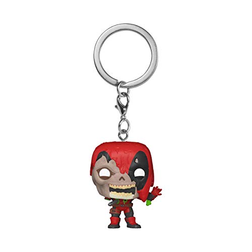 Funko- Pop Keychain: Marvel Zombies-Deadpool Figura Coleccionable, Multicolor, One Size (49131)