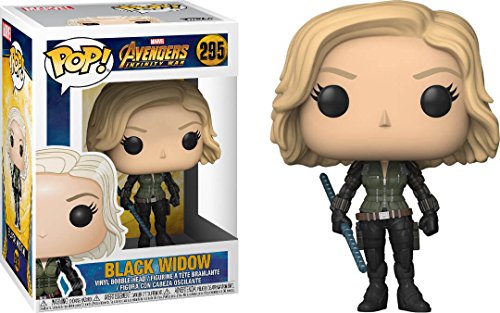 Funko Pop! Marvel: Avengers Infinity War - Black Widow Vinyl Figure (Bundled with Pop Box Protector Case)